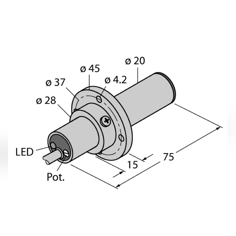 Датчик потока TURCK FCS-K20-AP8X