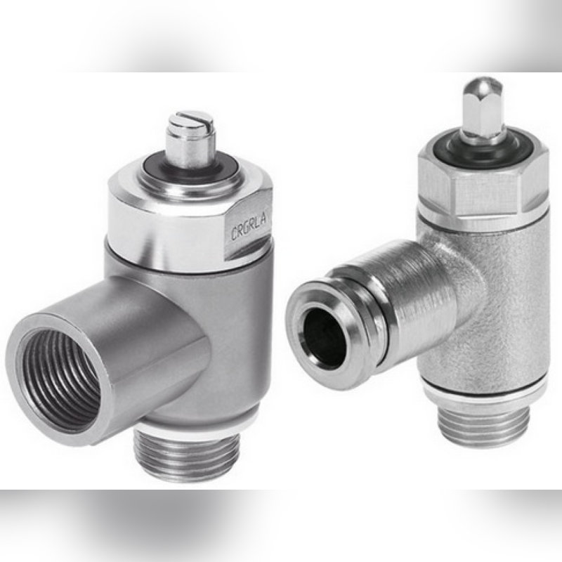 Дроссели Festo из нержавеющей стали. Серии CRGRLA, VFOH