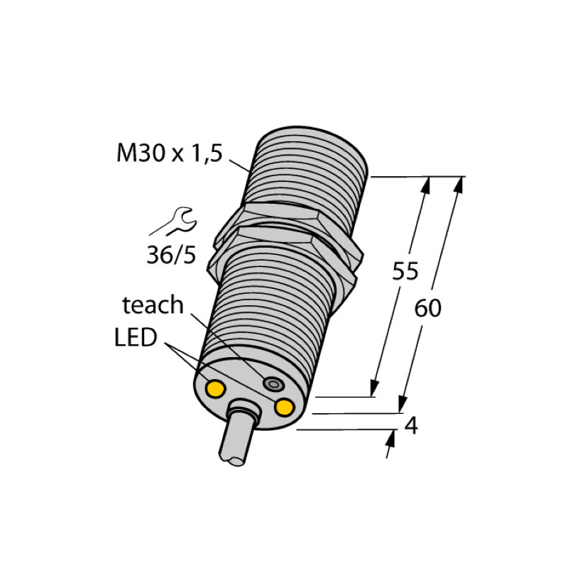 Индуктивный датчик TURCK DTBI10U-M30-AP4X2