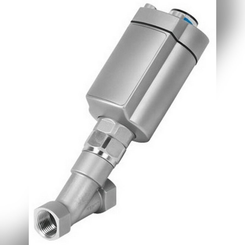 Седельные клапаны Festo с наклонным шпинделем. Серия VZXA