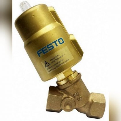 Седельные клапаны Festo с наклонным шпинделем. Серия VZXF