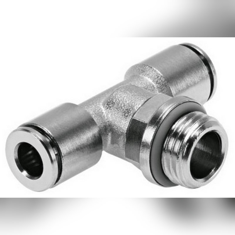 Цанговые фитинги Festo из никелированной латуни. Серии NPQH, NPQM