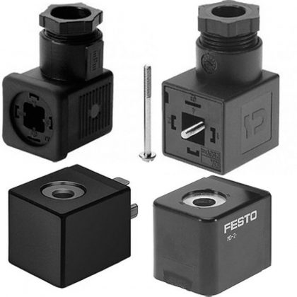 Электромагнитные катушки и разъемы для клапанов серий VZWM, MN1H-MS